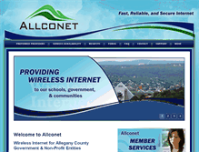 Tablet Screenshot of allconet.org